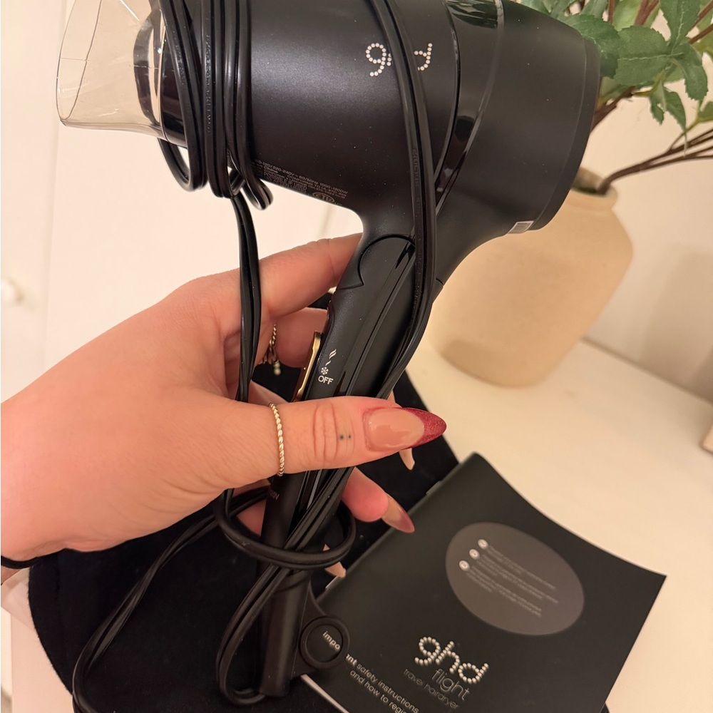 ghd Dual Voltage Black Hair Dryer